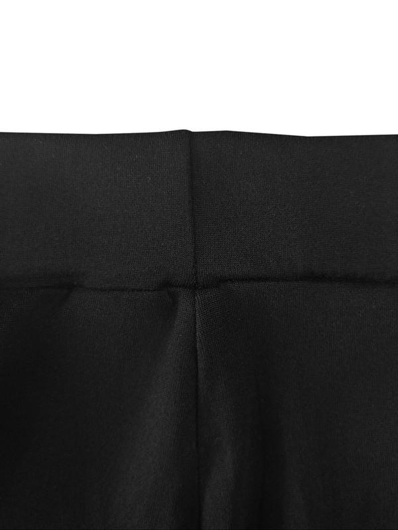 Stylish Plus Size High Waist Wide Leg Pants with Double Button Detail - Comfortable Casual Trousers for Fall & Winter Outdoor Wear